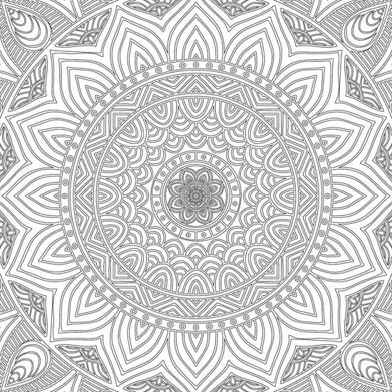 Dreamland Refreshing Mandala 2 Colouring Book - A Drawing Painting & Colouring Book For Adults (English)