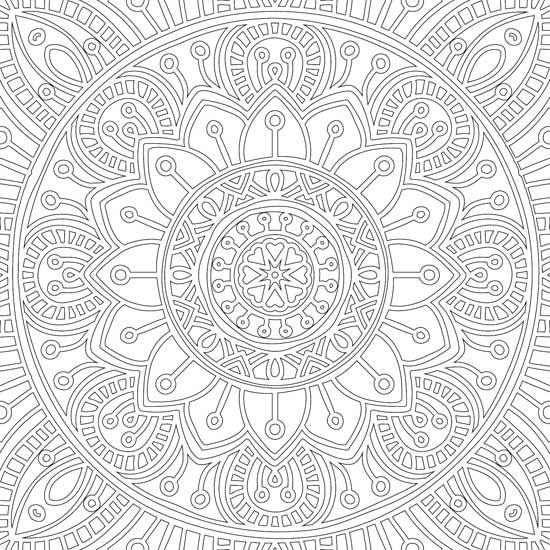 Dreamland Refreshing Mandala 2 Colouring Book - A Drawing Painting & Colouring Book For Adults (English)