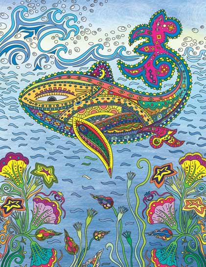 Dreamland Extreme Copy Colour - SEA WORLD - A Drawing Painting & Colouring Book For Adults (English)