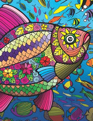Dreamland Extreme Copy Colour - SEA WORLD - A Drawing Painting & Colouring Book For Adults (English)