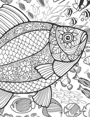 Dreamland Extreme Copy Colour - SEA WORLD - A Drawing Painting & Colouring Book For Adults (English)