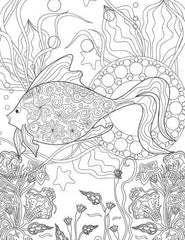 Dreamland Extreme Copy Colour - SEA WORLD - A Drawing Painting & Colouring Book For Adults (English)