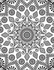 Dreamland Extreme Copy Colour - MANDALA - A Drawing Painting & Colouring Book For Adults (English)