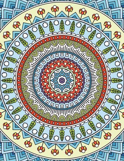 Dreamland Extreme Copy Colour - MANDALA - A Drawing Painting & Colouring Book For Adults (English)