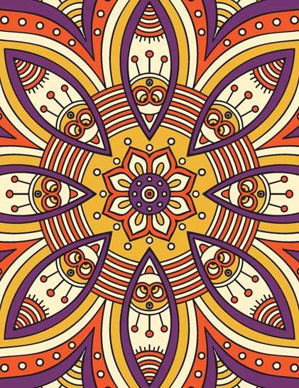 Dreamland Extreme Copy Colour - MANDALA - A Drawing Painting & Colouring Book For Adults (English)