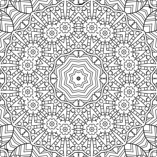 Dreamland Refreshing Mandala 5 Colouring Book - A Drawing Painting & Colouring Book For Adults (English)