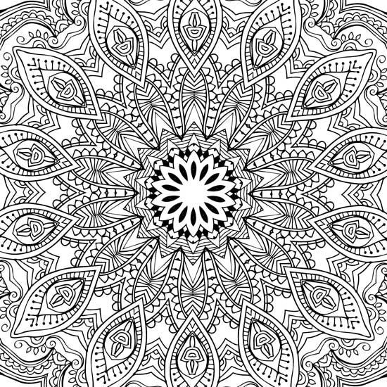 Dreamland Refreshing Mandala 5 Colouring Book - A Drawing Painting & Colouring Book For Adults (English)