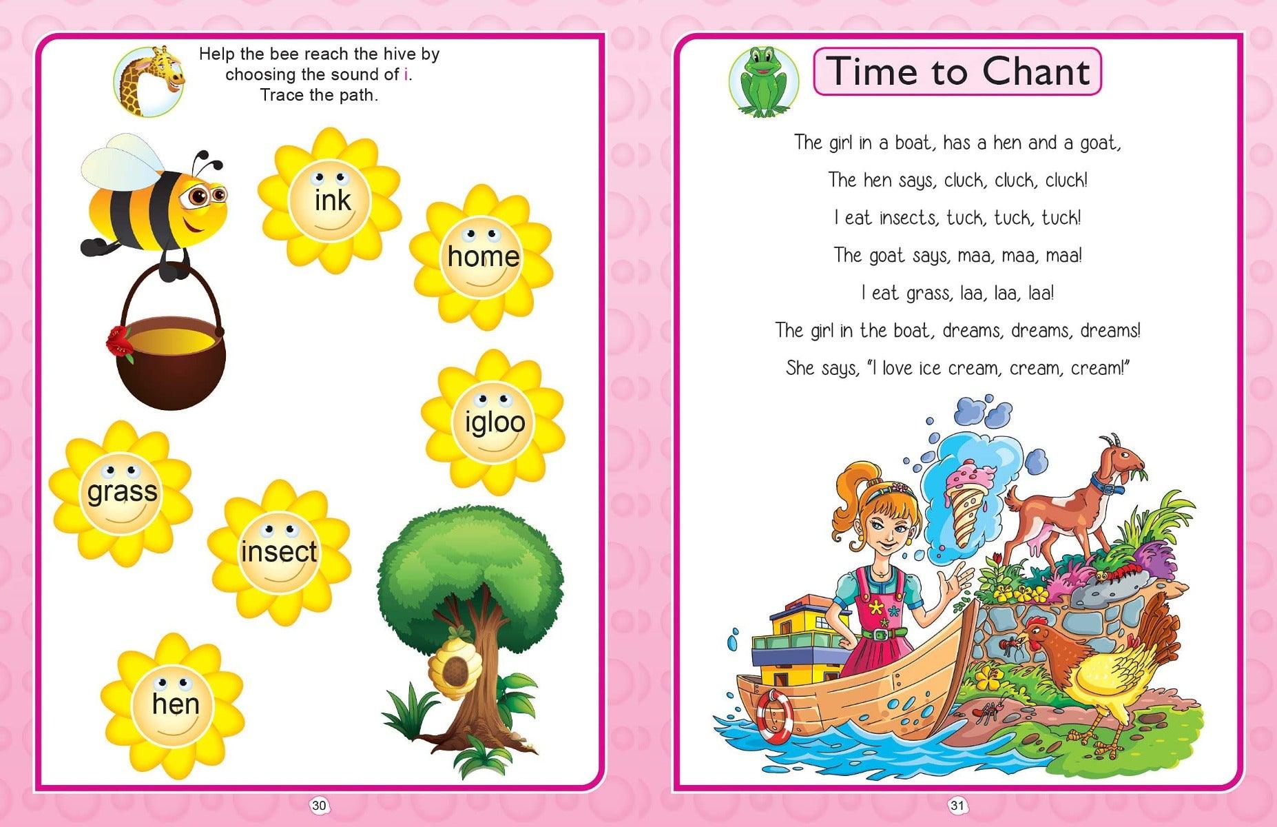 Dreamland Learn With Phonics Book - A Text Book For Kids - Pack of 5 Titles(English)