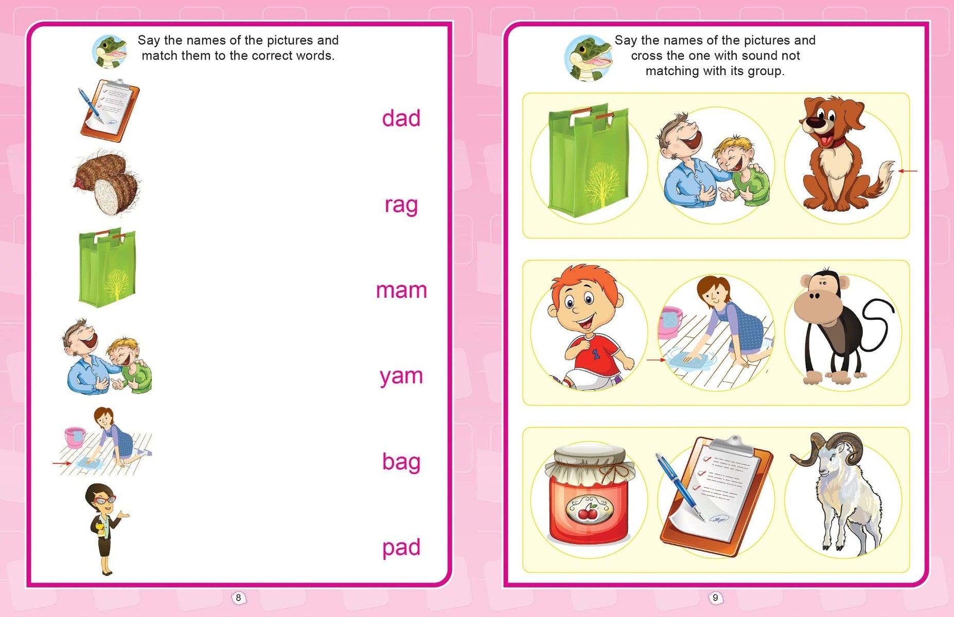 Dreamland Learn With Phonics Book - A Text Book For Kids - Pack of 5 Titles(English)