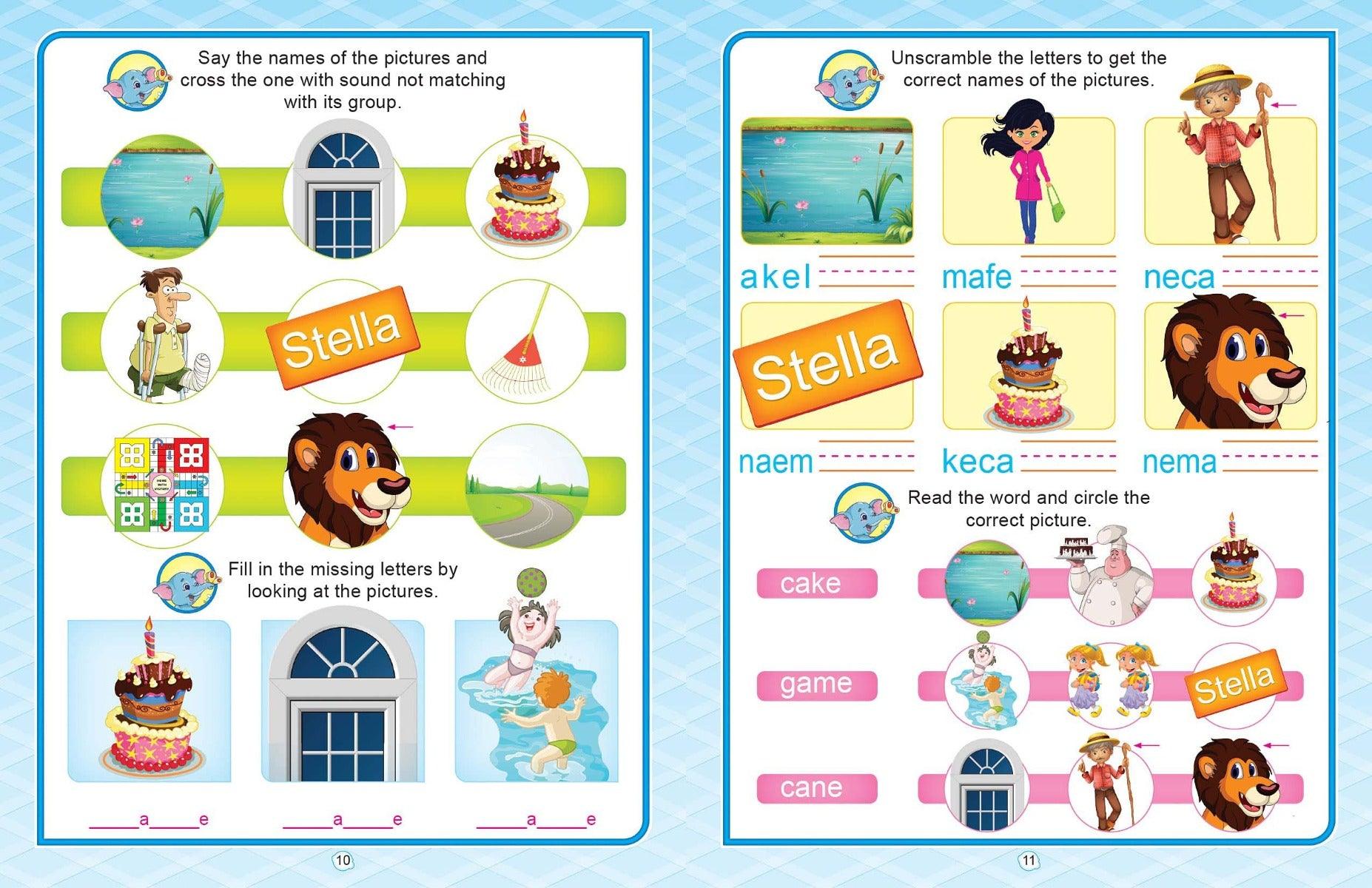 Dreamland Learn With Phonics Book - A Text Book For Kids - Pack of 5 Titles(English)