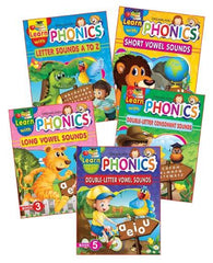 Dreamland Learn With Phonics Book - A Text Book For Kids - Pack of 5 Titles(English)