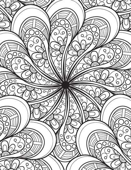 Dreamland Extreme Copy Colour - FLOWERS - A Drawing Painting & Colouring Book For Adults (English)