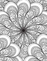 Dreamland Extreme Copy Colour - FLOWERS - A Drawing Painting & Colouring Book For Adults (English)