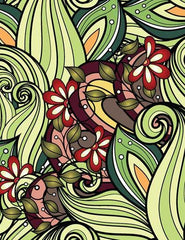 Dreamland Extreme Copy Colour - FLOWERS - A Drawing Painting & Colouring Book For Adults (English)