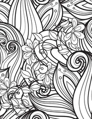 Dreamland Extreme Copy Colour - FLOWERS - A Drawing Painting & Colouring Book For Adults (English)
