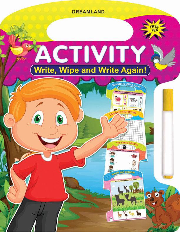Dreamland Write and Wipe Book - Activity - An Early Learning Book For Kids (English)