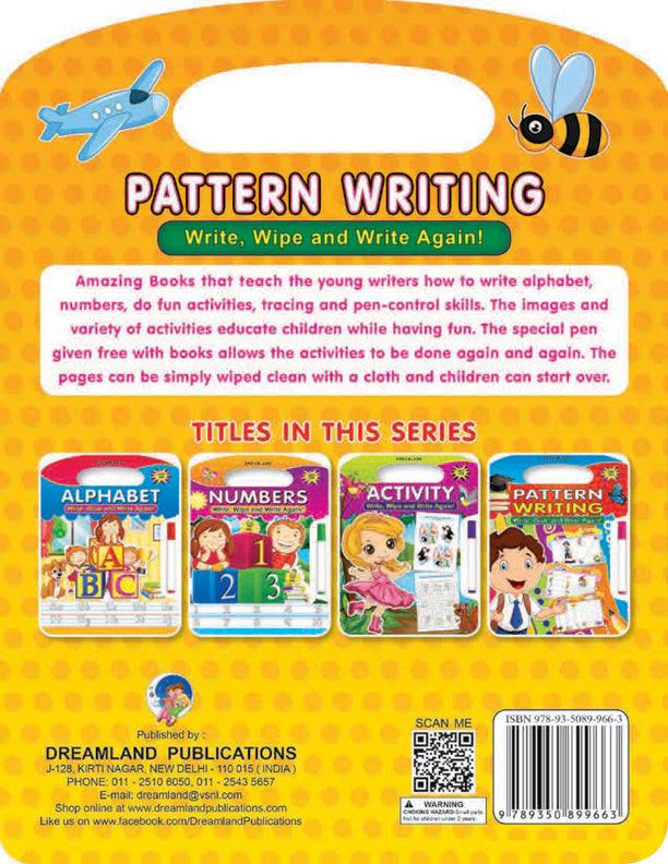 Dreamland Write and Wipe Book - Pattern - An Early Learning Book For Kids (English)