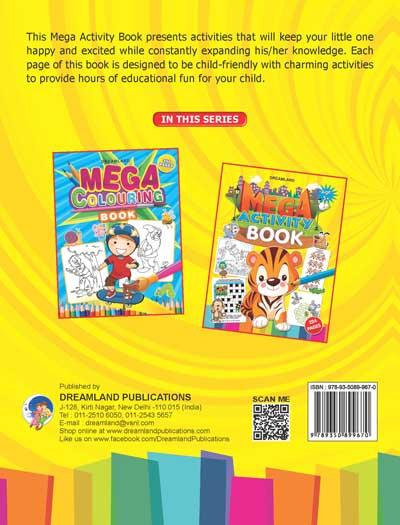 Dreamland Mega Activity Book - An Interactive & Activity Book For Kids (English)
