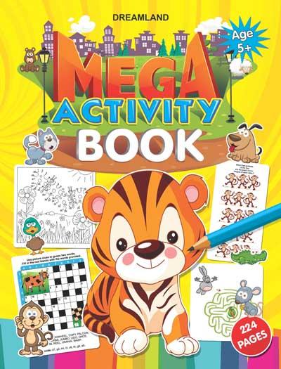 Dreamland Mega Activity Book - An Interactive & Activity Book For Kids (English)