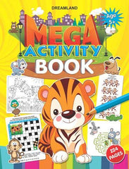 Dreamland Mega Activity Book - An Interactive & Activity Book For Kids (English)