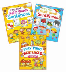 Dreamland Very First Sentence Books - An Early Learning Book For Kids - Set of 3 Titles(English)