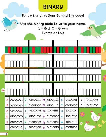 Dreamland Introduction to Coding - Scratch Your Brain and Crack the Codes - An Early Learning Book For Kids (English)