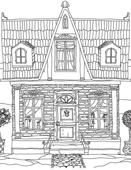 Dreamland Countryside Colouring Book - A Drawing Painting & Colouring Book For Adults (English)