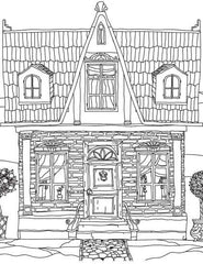 Dreamland Countryside Colouring Book - A Drawing Painting & Colouring Book For Adults (English)