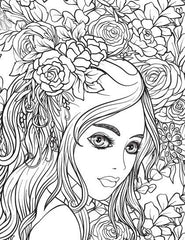 Dreamland Fashion Colouring Book - A Drawing Painting & Colouring Book For Adults (English)