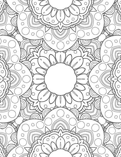 Dreamland Flowers Colouring Book - A Drawing Painting & Colouring Book For Kids (English)
