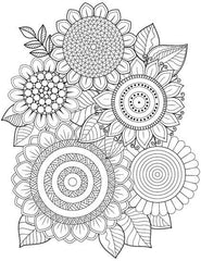 Dreamland Flowers Colouring Book - A Drawing Painting & Colouring Book For Kids (English)