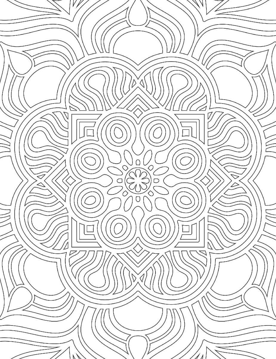 Dreamland Mandala Colouring Book - A Colouring Book For Adults (English)