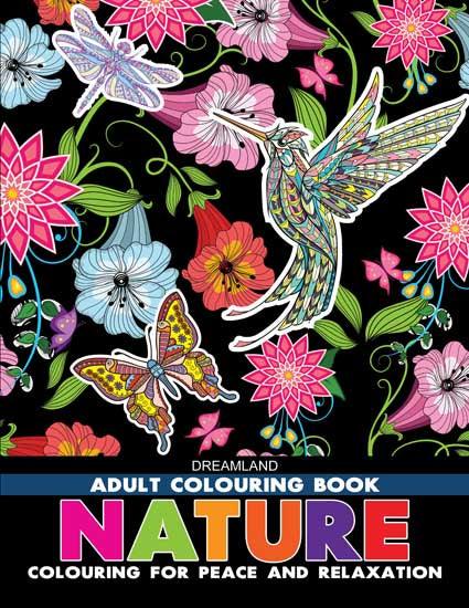 Dreamland Nature Colouring Book - A Drawing Painting & Colouring Book For Adults (English)