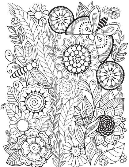 Dreamland Nature Colouring Book - A Drawing Painting & Colouring Book For Adults (English)