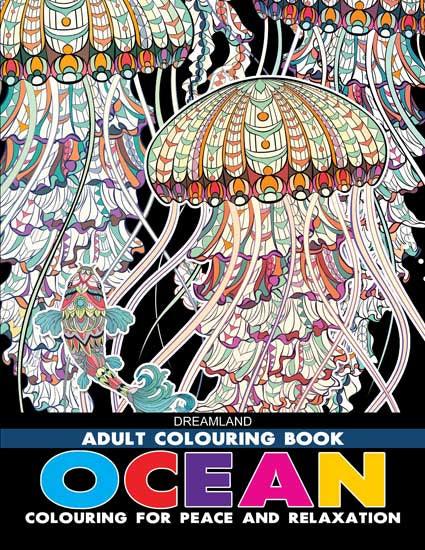 Dreamland Ocean Colouring Book - A Drawing Painting & Colouring Book For Adults (English)