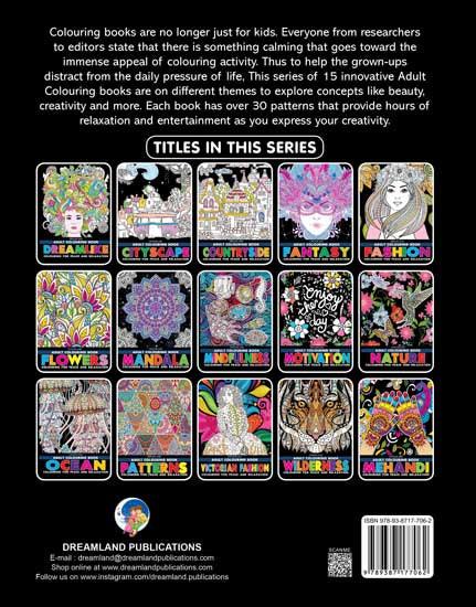 Dreamland Patterns Colouring Book - A Drawing Painting & Colouring Book For Adults (English)