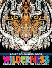 Dreamland Wilderness Colouring Book - A Drawing Painting & Colouring Book For Adults (English)