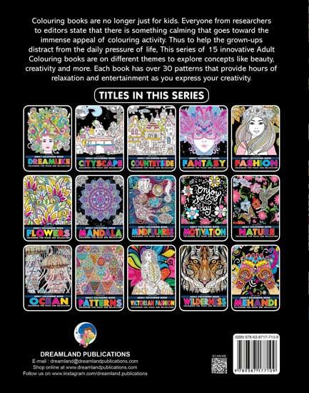 Dreamland Mehandi Colouring Book - A Drawing Painting & Colouring Book For Adults (English)
