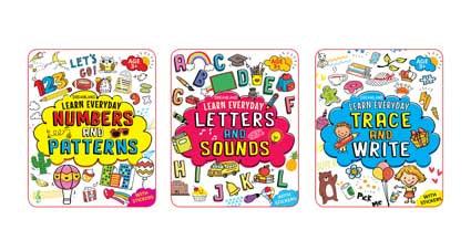 Dreamland Learn Everyday 1 - An Interactive & Activity Book For Kids - Pack of 3 Books(English)