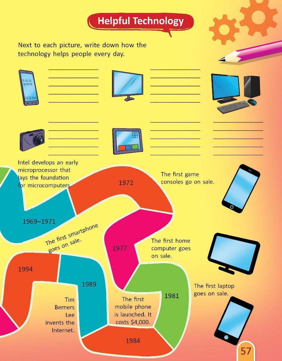Dreamland STEM Activity Book - Technology - An Interactive & Activity Book For Kids (English)