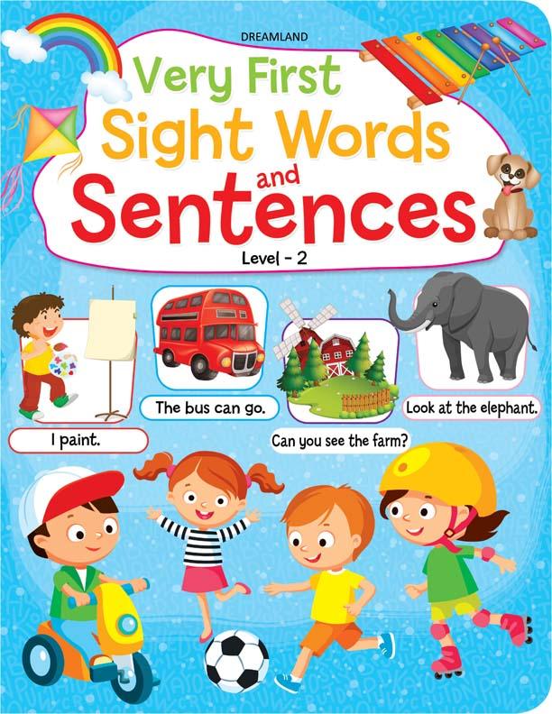 Dreamland Very First Sight Words Sentences Level 2 - An Early Learning Book For Kids (English)