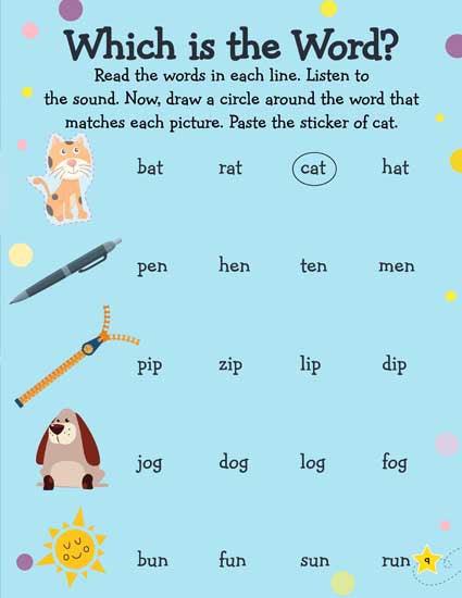 Dreamland Learn Everyday Phonics and Reading - An Interactive & Activity Book For Kids (English)