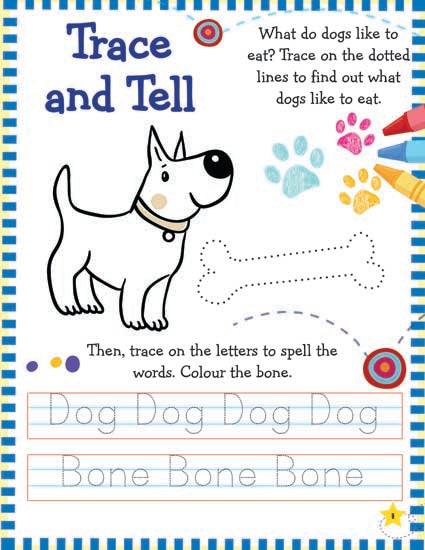 Dreamland Learn Everyday Trace and Write - An Interactive & Activity Book For Kids (English)