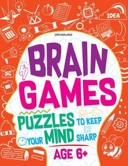 Dreamland Brain Games 4 - An Interactive & Activity Book For Kids (English)