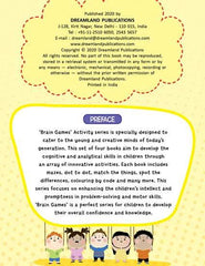 Dreamland Brain Games 4 - An Interactive & Activity Book For Kids (English)