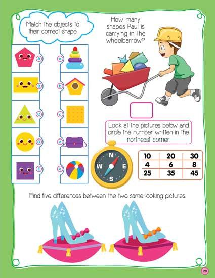 Dreamland Brain Games 4 - An Interactive & Activity Book For Kids (English)
