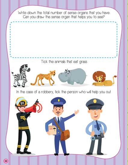Dreamland Brain Games 4 - An Interactive & Activity Book For Kids (English)
