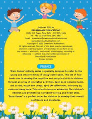 Dreamland Brain Games 1 - An Interactive & Activity Book For Kids (English)