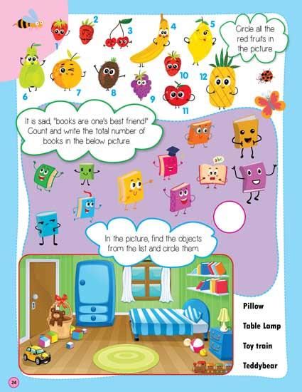 Dreamland Brain Games 1 - An Interactive & Activity Book For Kids (English)