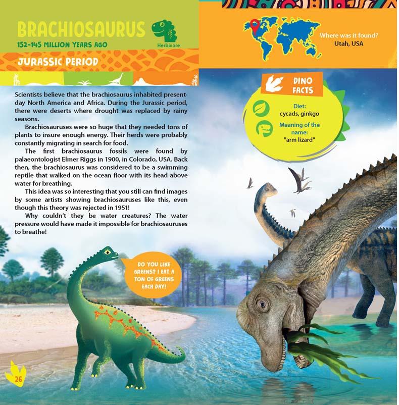 Dreamland Dinosaurs - Wow Encyclopedia in Augmented Reality - A Reference Book For Kids (English)